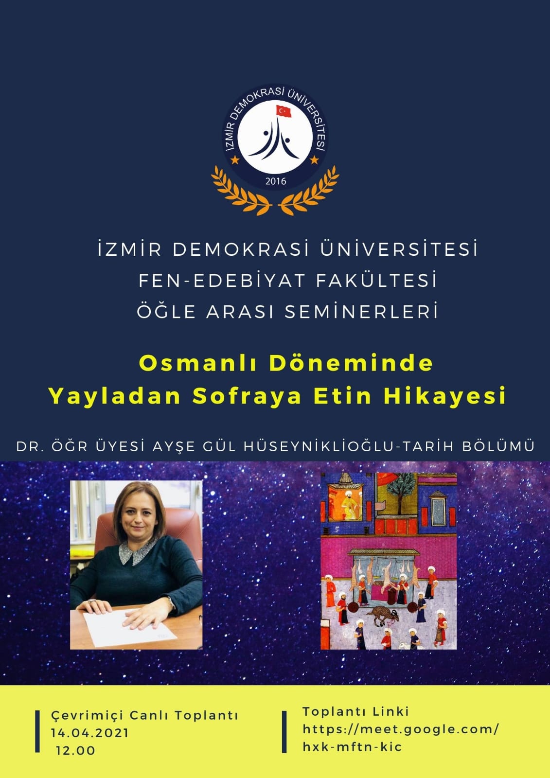 İDÜ - Fen-Edebiyat Fakültesi Öğle Arası Seminerleri